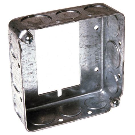 4-in steel square box extension ring|raco 187 drawn extension ring.